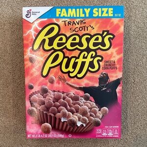 Travis Scott Reese's Puffs Family Size Cereal